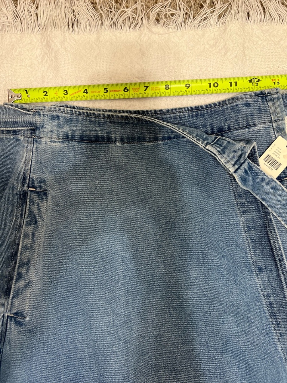 NEW Anthropologie Citizens Of Humanity Madelyn Denim Midi Wrap Skirt Size XS - Picture 15 of 16